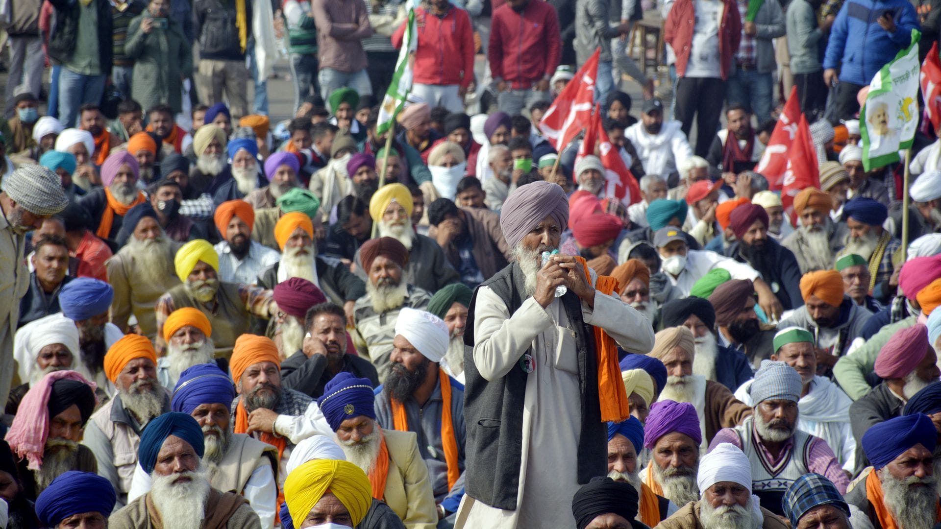 23rd day of Sikh farmers' protest completed. Protests intensifies across the country