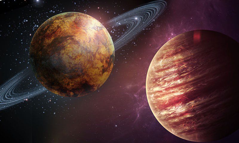 Jupiter and Saturn will appear as one star in 800 years