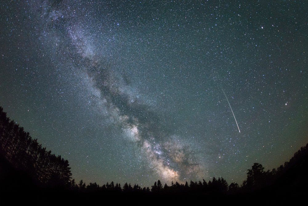 The Geminid Meteor shower grace the sky on Sunday