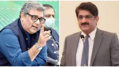 Quarrel ensued between Ali Zaidi and Murad Ali Shah