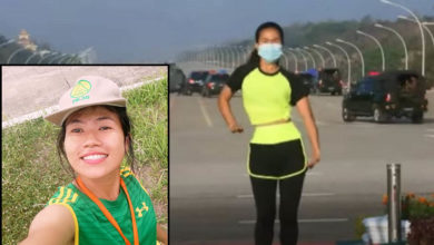 Exercise teacher oblivious of Myanmar coup taking place behind her