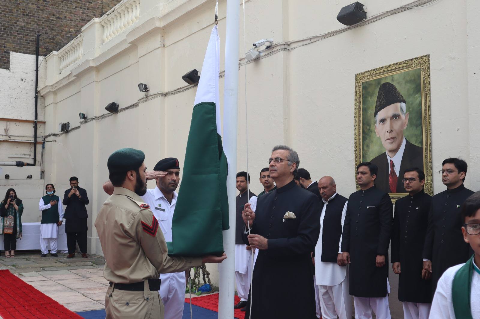 Independence Day marked by Flag Hoisting at the High Commission