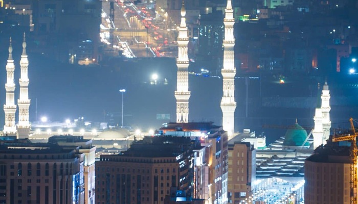 Images of Makkah and Madinah Illuminate Saudi Arabia’s 94th National Day