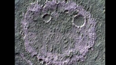 Smiley Face on Mars, Astronomers Discover Clue to Ancient Life