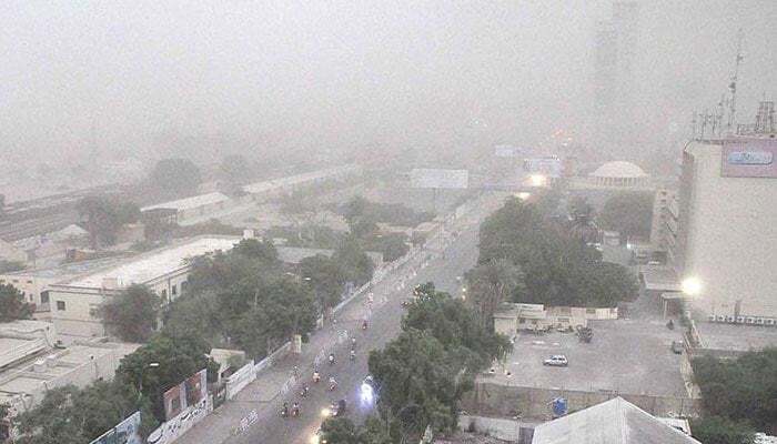 Karachi Gets Relief from Heat as Showers, Hailstorm Hit