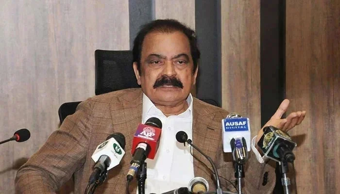 Sanaullah Criticizes PTI's Role in Blocking Justice Mansoor Ali Shah’s CJP Prospects