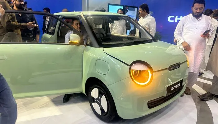 Changan Unveils Lumin Electric Vehicle at Pakistan Auto Show 2024