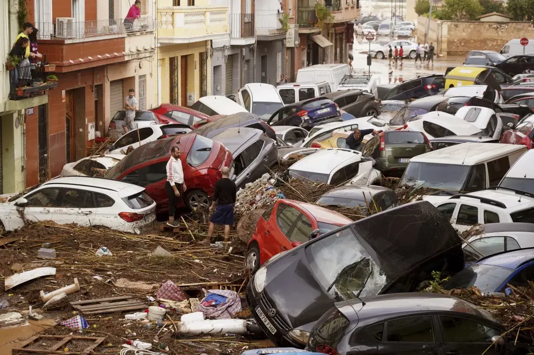 Historic Rainfall Transforms Spain's Coastline, Turning Land into Sea