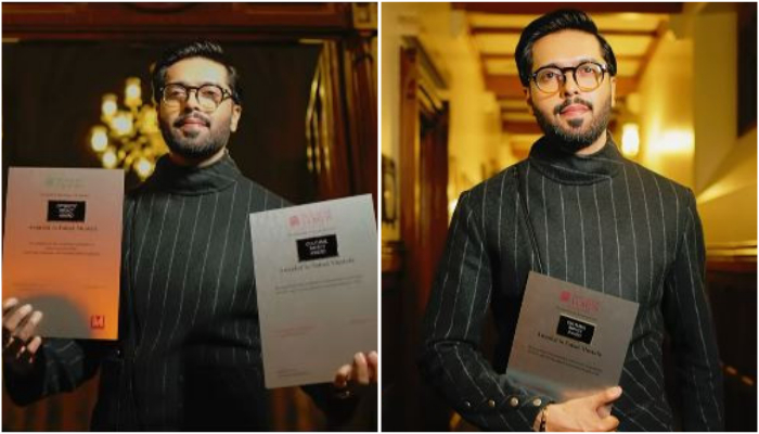 Fahad Mustafa Honored with Two Prestigious Awards at British Parliament