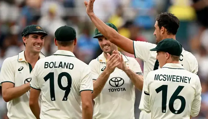 Starc’s Masterclass Dominates Day One as McSweeney, Labuschagne Resist India