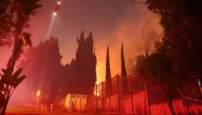 California Wildfires Destroy Homes of Celebrities in Hollywood Hills