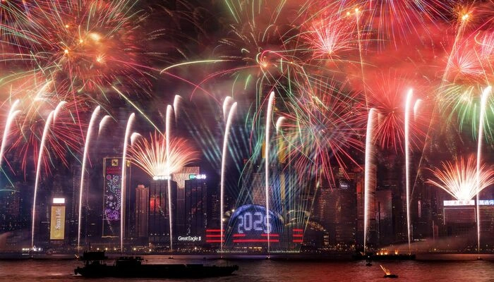 Cities worldwide welcome the New Year with dazzling fireworks, music, and joyful celebrations.