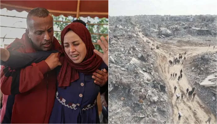 Gaza Family Devastated by Airstrike Minutes Before Ceasefire