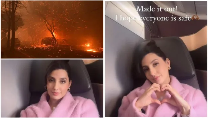 Nora Fatehi Forced to Evacuate Amid Los Angeles Wildfire