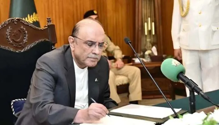 President Zardari Signs Controversial PECA Bill