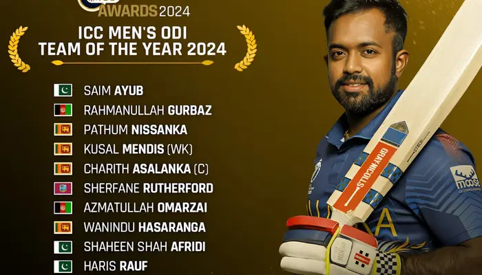 Saim, Shaheen, and Haris Shine in ICC Men’s ODI Team of the Year 2024