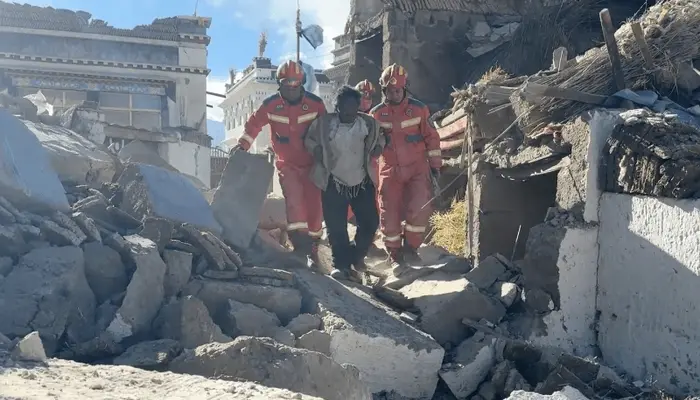 Tibet Earthquake Rescue Efforts Intensify as Cold Conditions