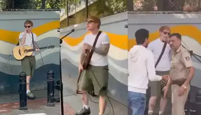 Ed Sheeran’s Street Concert in Bangalore Stopped by Police