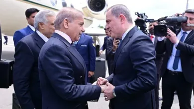 PM Shehbaz Reaches Azerbaijan for Trilateral Summit Amid Regional Tensions