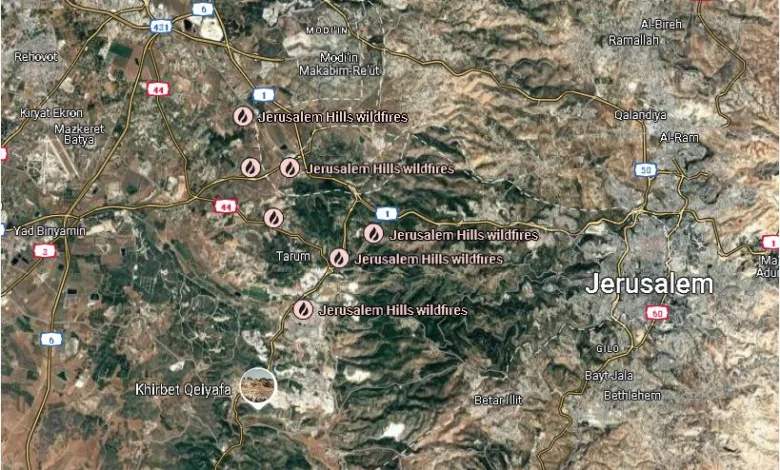 Over 5,000 Acres Burn Near Jerusalem, Dozens Injured