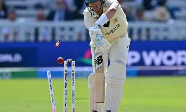 Australia Stumble to 210-8 in WTC Final After Tea Collapse