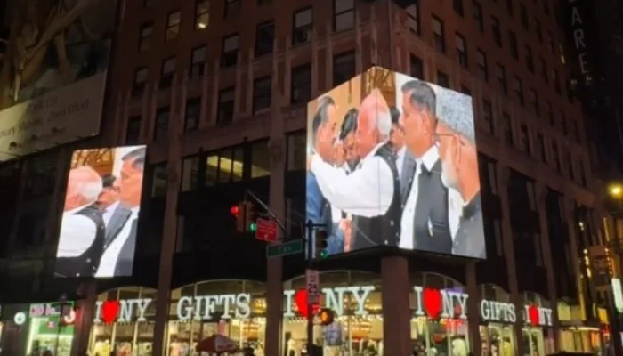 Times Square Welcomes Field Marshal Asim Munir with Billboard Tribute