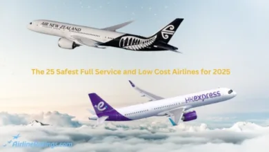 World’s Safest Airlines for 2025 Revealed