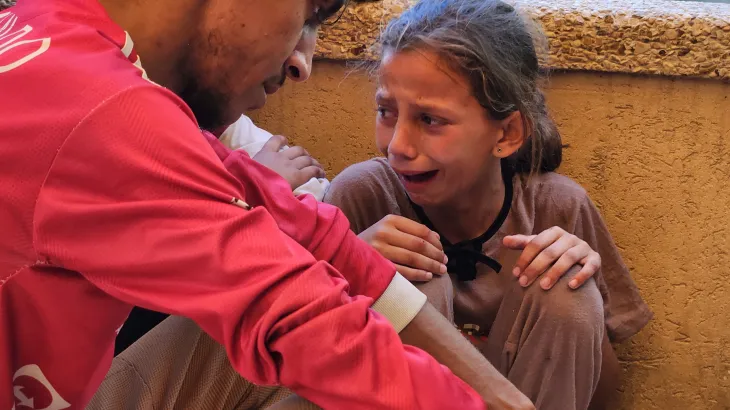 Hunger and Airstrikes 24 Palestinians Killed Amid Escalating Gaza Crisis