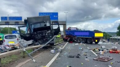 Massive Crash on UK’s M60 Motorway Shuts Road for Hours