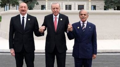 PM Shehbaz, Erdogan, Aliyev Share Warm Moments in Khankendi