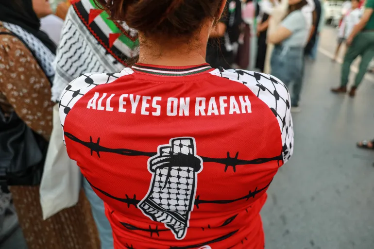 Pepper Spray and Panic Palestinians Attacked at Aid Site