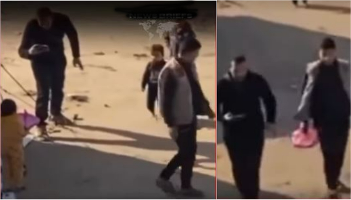Staged Aid in Gaza Viral Clip Shows Food Taken After Cameras Stop Rolling