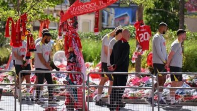 vLiverpool Honors Diogo Jota and Andre Silva in Emotional Anfield Tribute