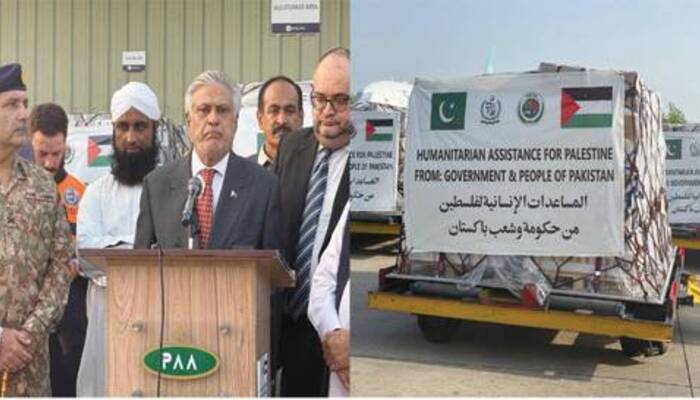 Pakistan Sends 100-Tonne Aid to Gaza Amid Ongoing Crisis