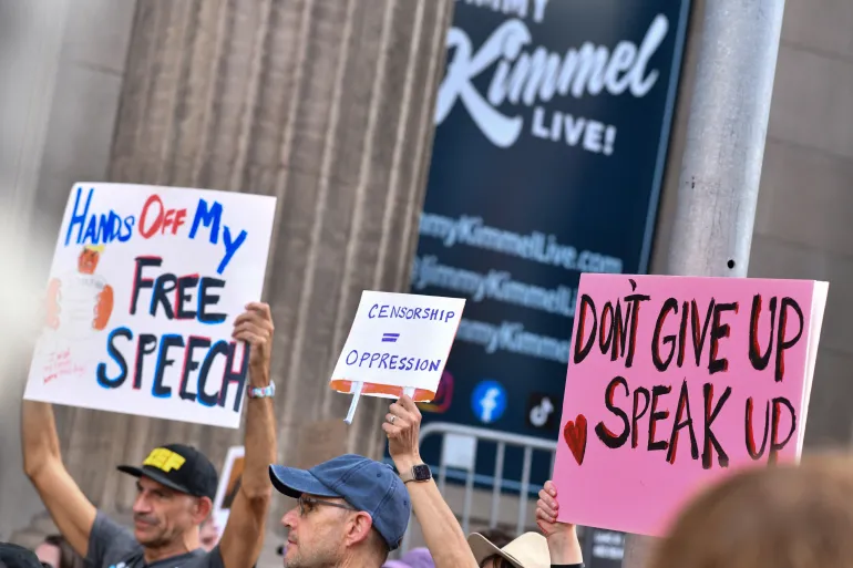 Comedy Hosts Slam Kimmel Suspension and Free Speech Threat