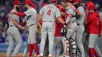 Phillies Clinch NL East Title with Gritty Win over Dodgers