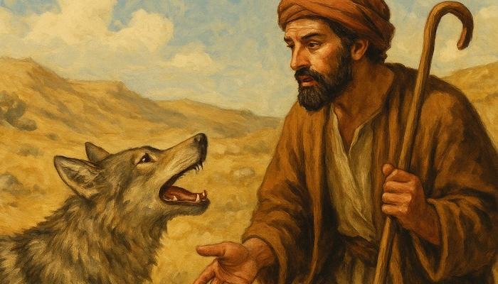 Wolf That Spoke to a Shepherd